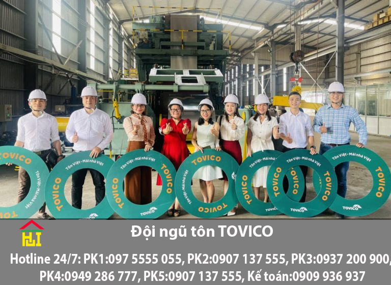 Bảng Báo Giá Tôn Tovico
