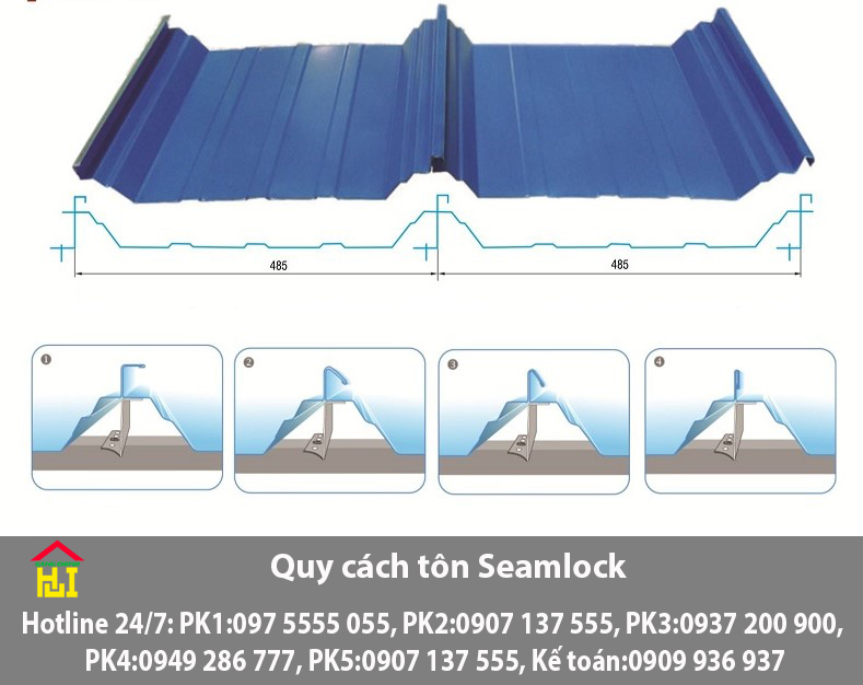 Bảng Báo Giá Tôn SeamLock 470
