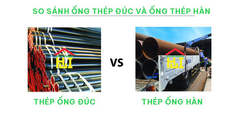 Thép ống đúc và thép ống hàn có gì khác biệt?