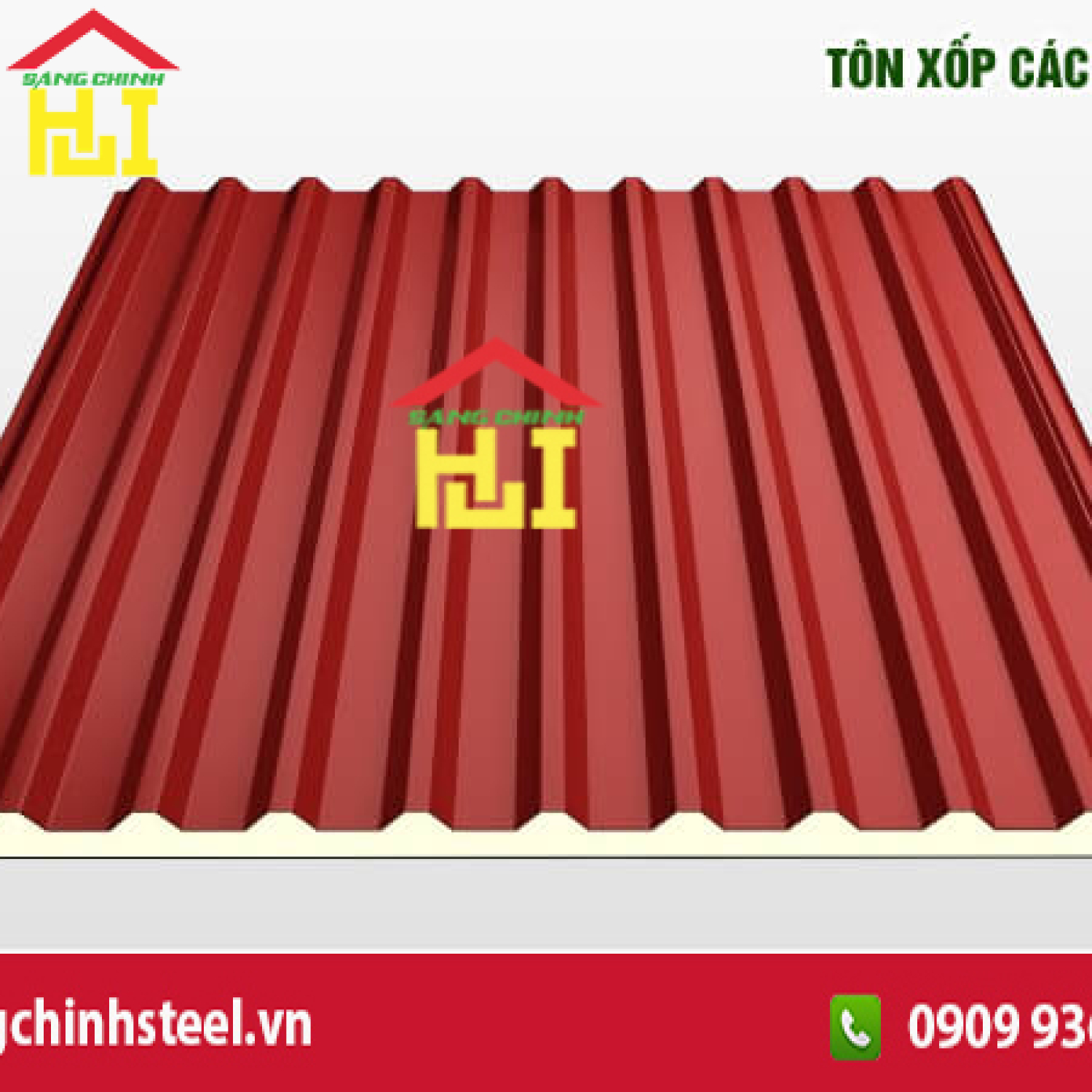 Tôn cách nhiệt màu đỏ: Giải pháp mái nhà thông minh, tiết kiệm và bền bỉ