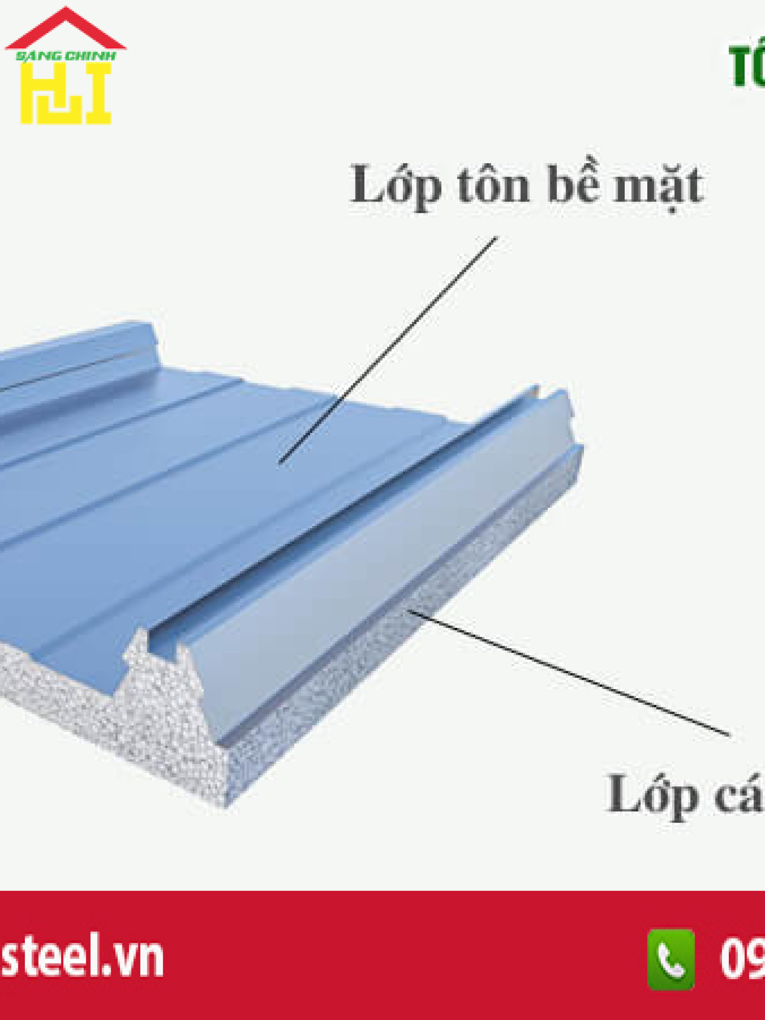 Tôn cách nhiệt 2 lớp: Giải pháp mái nhà tiết kiệm năng lượng và chống nóng hiệu quả