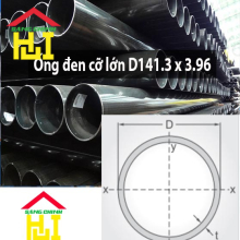 Ống đen cỡ lớn D141.3 x 3.96