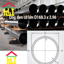 Ống đen cỡ lớn D168.3 x 3.96