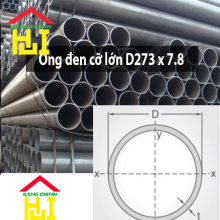 Ống đen cỡ lớn D273 x 7.8