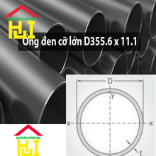 Ống đen cỡ lớn D355.6 x 11.1