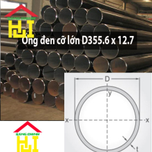 Ống đen cỡ lớn D355.6 x 12.7