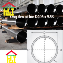 Ống đen cỡ lớn D406 x 9.53