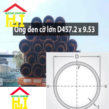 Ống đen cỡ lớn D457.2 x 9.53