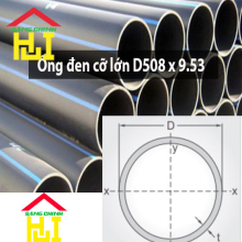 Ống đen cỡ lớn D508 x 9.53