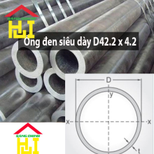Ống đen siêu dày D42.2 x 4.2