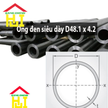 Ống đen siêu dày D48.1 x 4.2