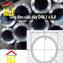 Ống đen siêu dày D48.1 x 4.8
