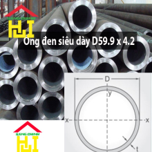 Ống đen siêu dày D59.9 x 4.2