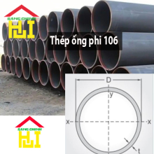 Thép ống phi 106