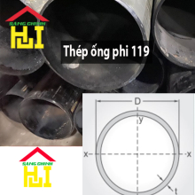 Thép ống phi 119