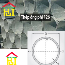 Thép ống phi 126