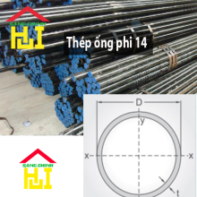 Thép ống phi 14