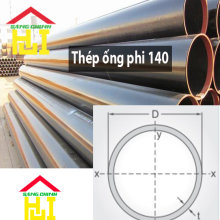 Thép ống phi 140