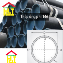 Thép ống phi 146