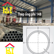 Thép ống phi 148