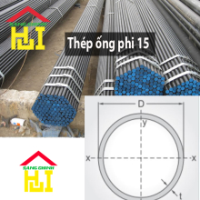 Thép ống phi 15