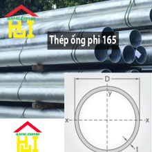 Thép ống phi 165