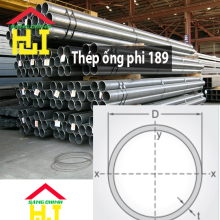 Thép ống phi 189