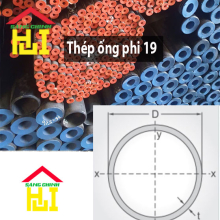 Thép ống phi 19