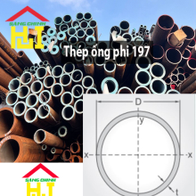 Thép ống phi 197