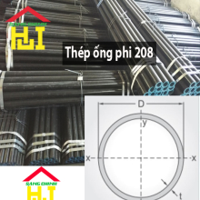 Thép ống phi 208
