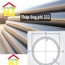 Thép ống phi 222