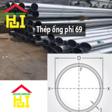 Thép ống phi 69