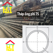 Thép ống phi 75