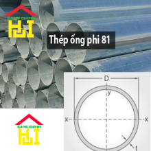 Thép ống phi 81