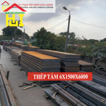 Thép tấm SS400/Q235B/A36 6 x 1500 x 6000