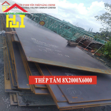 Thép tấm SS400/Q235B/A36 8 x 2000 x 6000