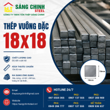 Bảng báo giá thép vuông đặc 18x18