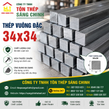 Bảng báo giá thép vuông đặc 34x34