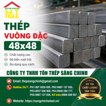 Bảng báo giá thép vuông đặc 48x48