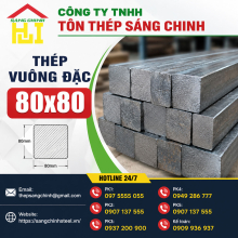 Bảng báo giá thép vuông đặc 80x80