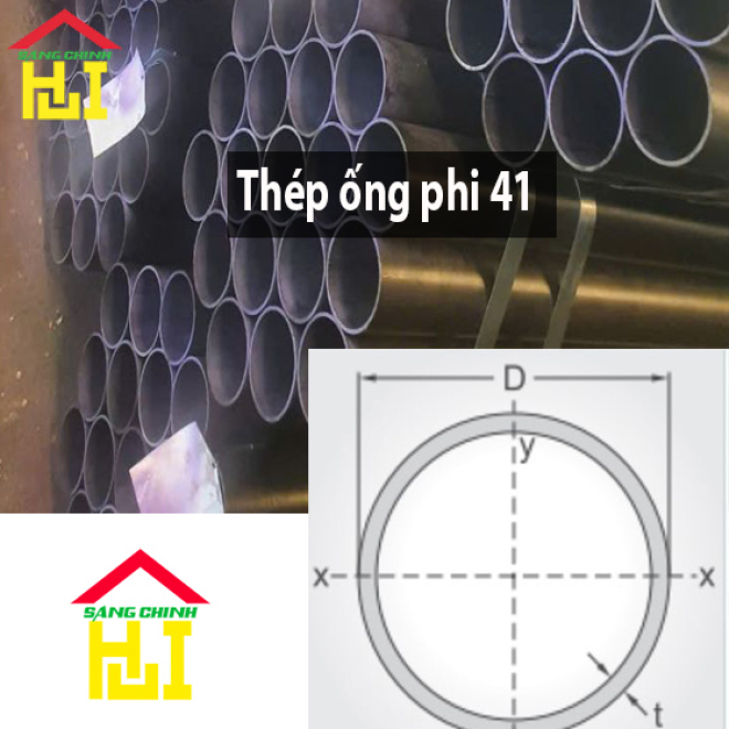 Thép ống phi 41