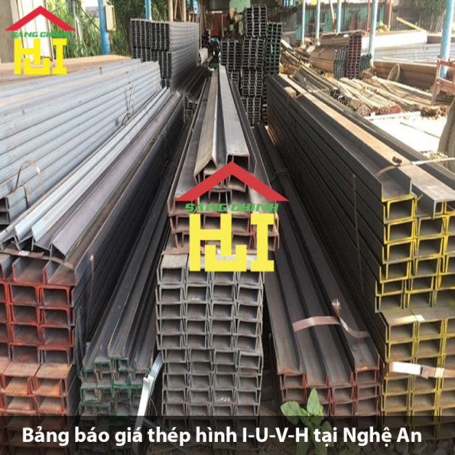 Bảng báo giá thép hình I-U-V-H tại Nghệ An