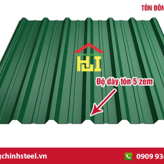 Bảng báo giá Tôn Đông Á 5 Zem giải pháp cho mọi công trình