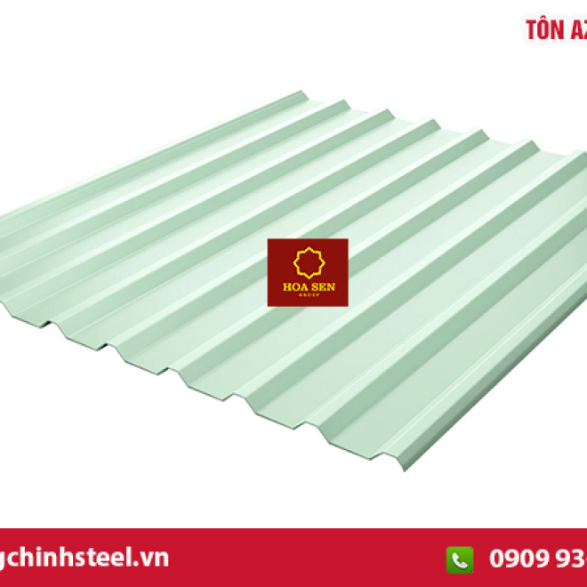 Tôn Hoa Sen màu xanh ngọc