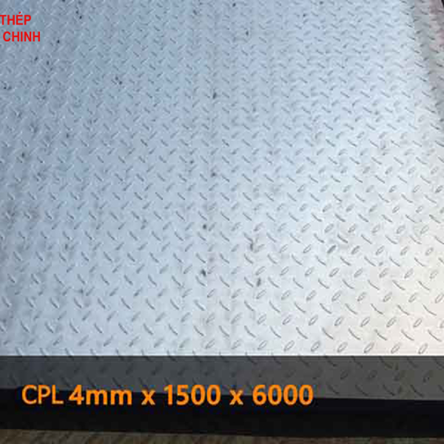 Thép tấm gân 4 x 1500 x 6000