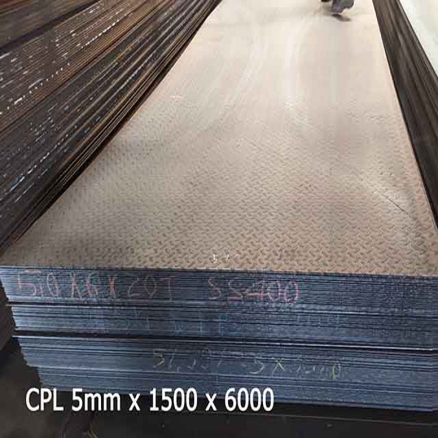 Thép tấm gân 5 x 1500 x 6000